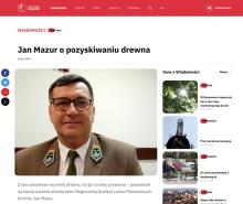 O lesie na antenie Polskiego Radia Rzeszów.
