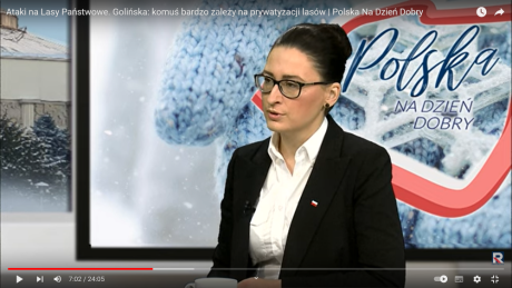 Wywiad z Małgorzatą Golińską Głównym Konserwatorem Przyrody