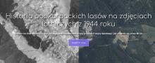 Historia podkarpackich lasów na zdjęciach lotniczych z 1944 roku