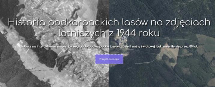 Strona&#x20;główna&#x20;portalu&#x20;krajowego&#x20;dotycząca&#x20;historii&#x20;podkarpackich&#x20;lasów&#x20;na&#x20;zdjęciach&#x20;lotniczych&#x20;z&#x20;1944&#x20;roku&#x2e;